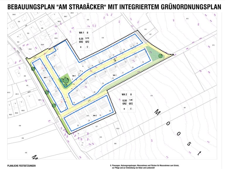 Aufstellung Bebauungsplan Straßäcker in Reisbach